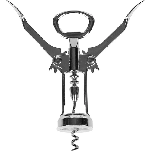 Metalen kurkentrekker - traditioneel - zilver - 2