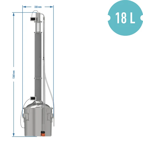 Modulaire distilleerder Convex 18 L Baldur - 16