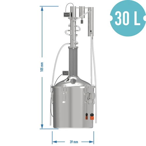 Modulaire distilleerder Convex 30 L - Torpedo, 'Koude Vingers' - 13