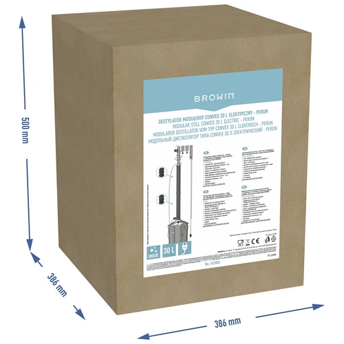 Modulaire elektrische Convex distilleerder 30 L - Perun - 21