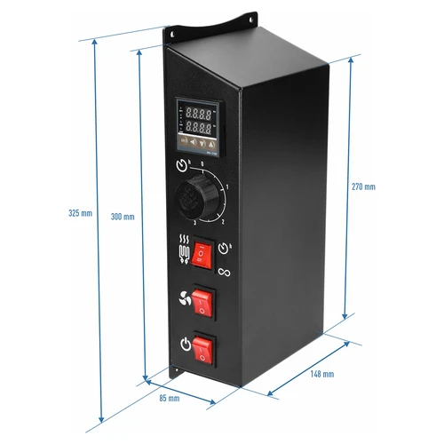 Module set met digitale thermostaat - dragON 2,7 kW, voor tuinrookovens - 10