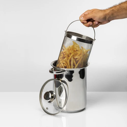 Multifunctionele pan met mandje en hamkoker - 14