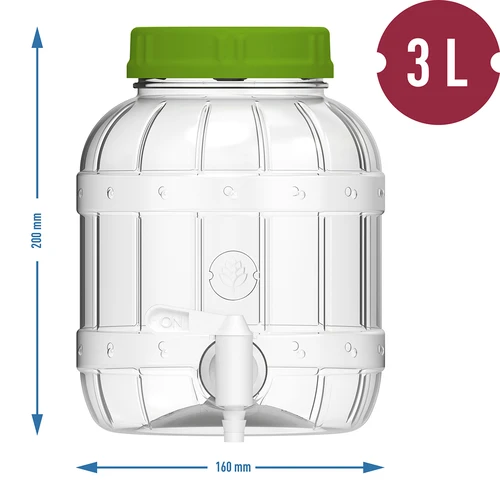 Multifunctionele pot met kraantje 3L - 6
