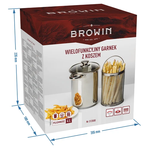 Multifunctionele pot met mand - 6