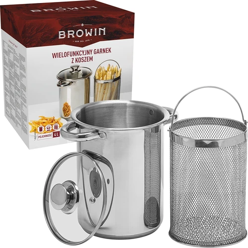 Multifunctionele pot met mand - 4