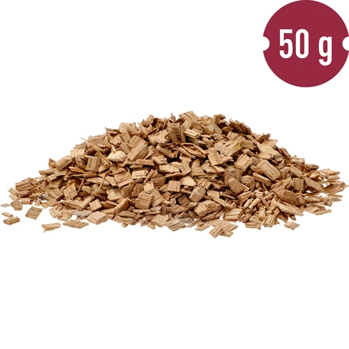 Natuurlijke eiken vlokken voor het aromatiseren van alcohol (whisky, witte wijn), 50 g - 5