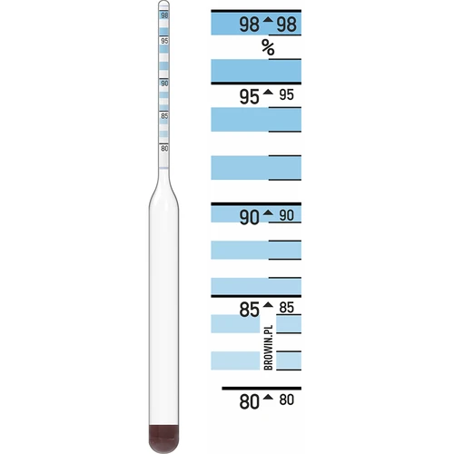 Nauwkeurige glazen alcoholmeter - 4