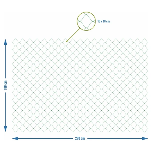 Net voor klimplanten, 1,8 x 2,7m - 4