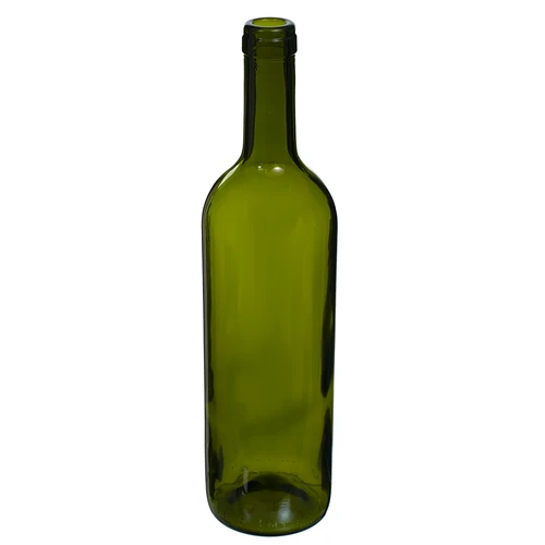 Olijfgroene wijnfles 0,75 L - verpakking van 8 stuks - 3