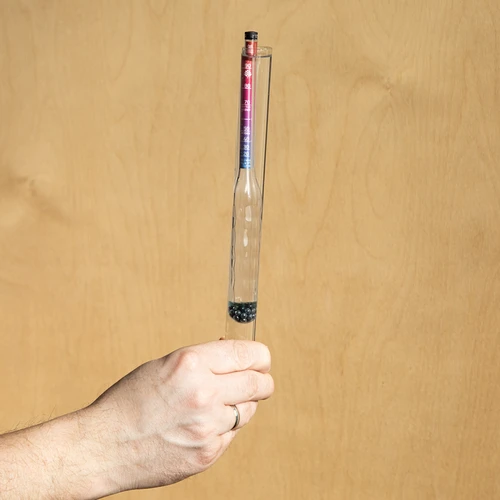 Onbreekbare alcoholmeter met proefbuis, meetbereik 20-98% - 5