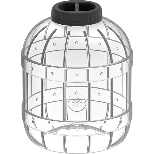 Onbreekbare, multifunctionele pot met zwarte deksel, 10L