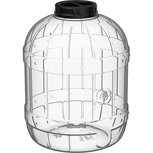 Onbreekbare, multifunctionele pot met zwarte deksel, 15L - 2