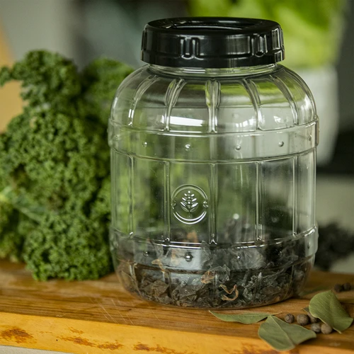 Onbreekbare, multifunctionele pot met zwarte deksel, 3L - 10