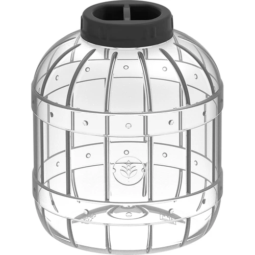 Onbreekbare, multifunctionele pot met zwarte deksel, 8L