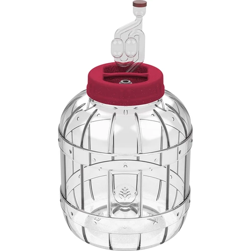 Onbreekbare, multifunctionele pot voor fermentatie, 5 L