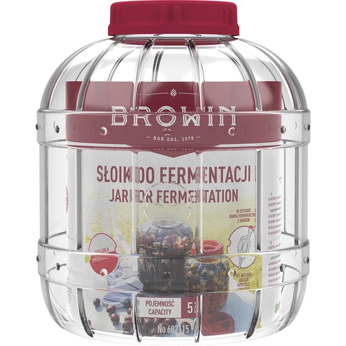 Onbreekbare, multifunctionele pot voor fermentatie, 5 L - 2