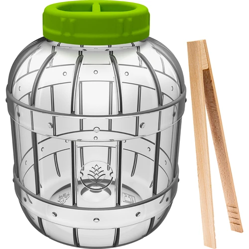 Onbreekbare, multifunctionele pot voor inmaken + tang, 5L
