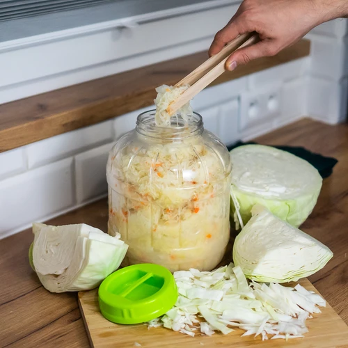 Onbreekbare, multifunctionele pot voor inmaken + tang, 5L - 9