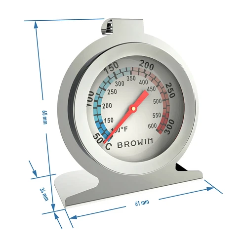 Oventhermometer (50°C tot +300°C) Ø6,1cm - 3