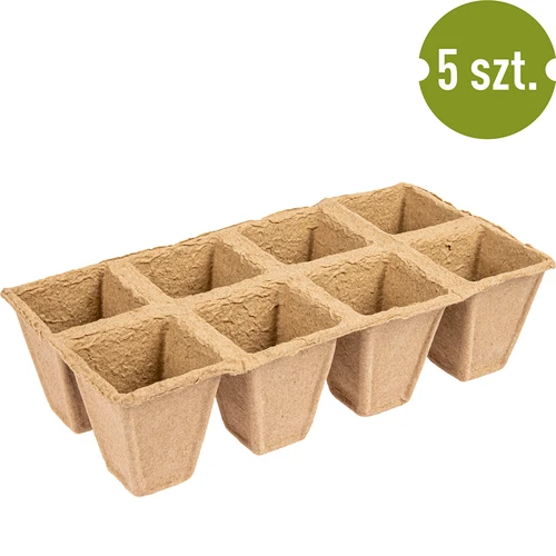 Papieren potten 6 x 6 x 6, set van 5 stuks. - 3
