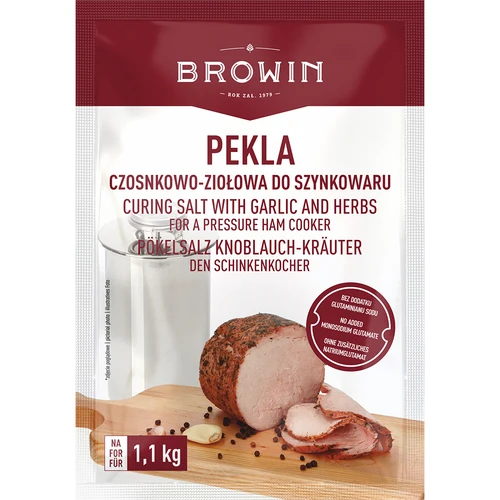 Pekelzout Pekel knoflook-kruiden voor hammenpers, 100 g