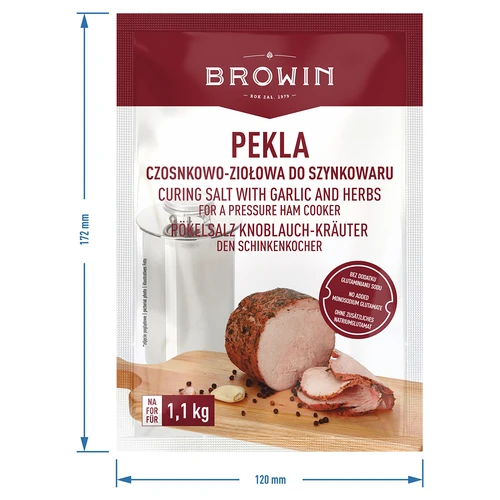 Pekelzout Pekel knoflook-kruiden voor hammenpers, 100 g - 5
