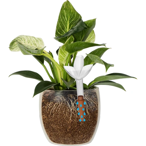 Plantenbesproeier – transparant blad met keramische voet, 120 ml - 6