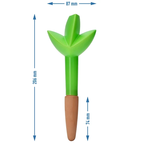 Plantengieter – groen blad met keramische voet, 120 ml - 5