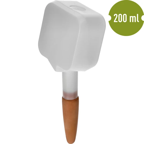 Plantengieter - wit bord met keramische voet, 200 ml - 2