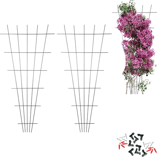Plantensteun - rooster (150cm x 75cm) 2 stuks