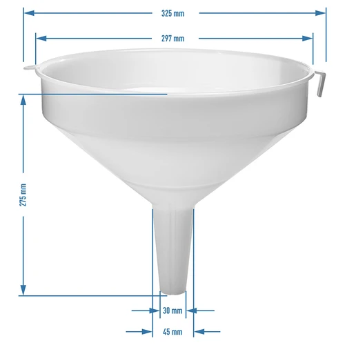 Plastic trechter fi 30cm - 3