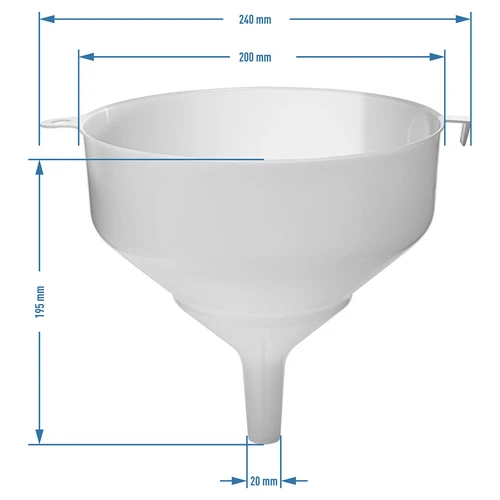 Plastic trechter fi20cm - 2