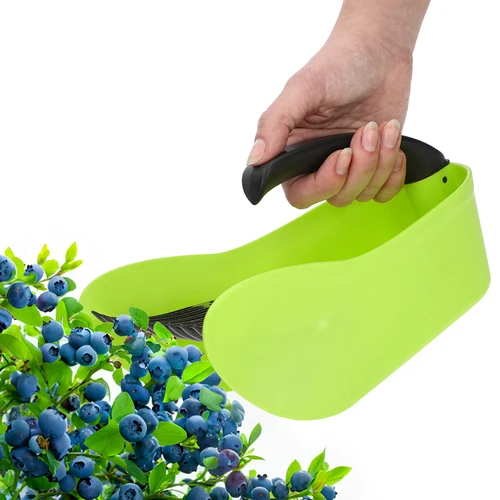 Plukker voor kleine vruchten, groen, van kunststof - 6