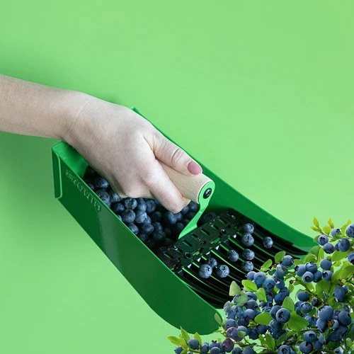 Plukker voor kleine vruchten, metalen groen - 7