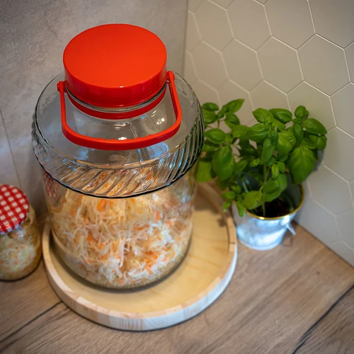 Pot 10 L met plastic deksel - 8