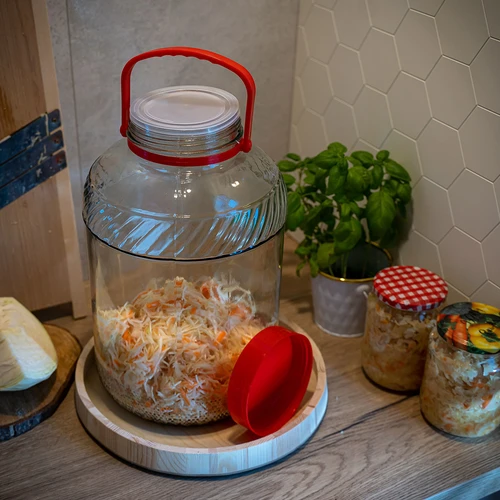 Pot 10 L met plastic deksel - 7