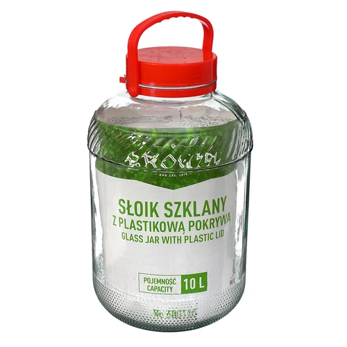 Pot 10 L met plastic deksel - 4