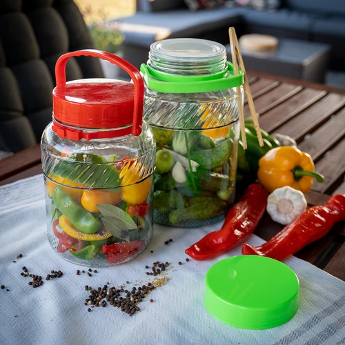 Pot 3 L met plastic deksel - 7