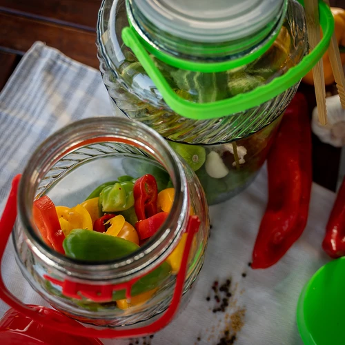 Pot 3 L met plastic deksel - 8