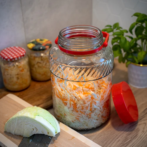 Pot 5 L met plastic deksel - 7
