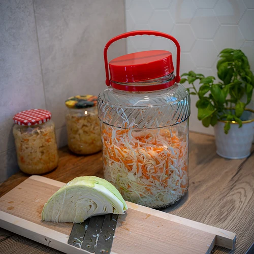 Pot 5 L met plastic deksel - 9