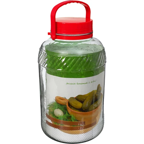 Pot 8 L met plastic deksel - 3