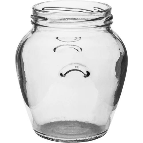 Pot Amfora 580 ml (fi 82) met zwart deksel 6 stuks - 4