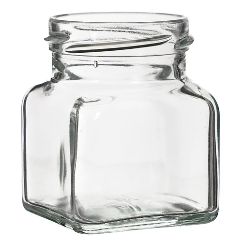 Pot TO 120 ml Vier hoeken fi 53 deksel - 6 stuks - 4