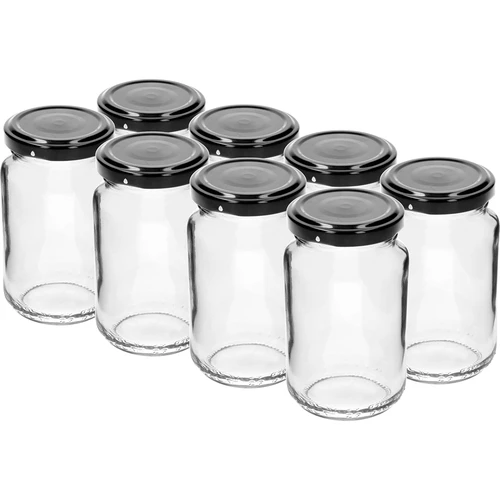 Pot TO 190ml met gekleurde deksel fi 53 - 8 stuks - 3