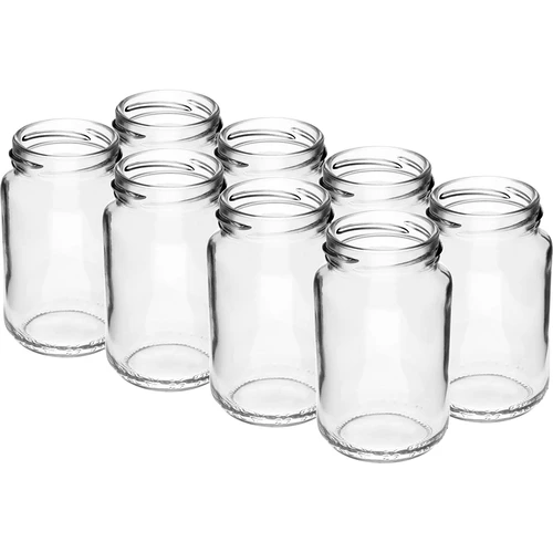Pot TO 190ml met gekleurde deksel fi 53 - 8 stuks - 5