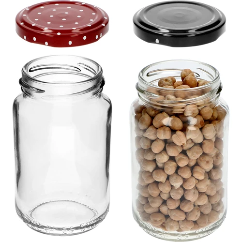 Pot TO 190ml met gekleurde deksel fi 53 - 8 stuks - 7