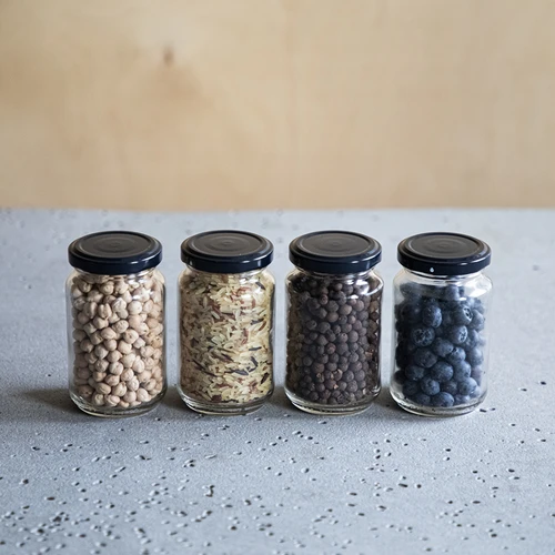 Pot TO 190ml met gekleurde deksel fi 53 - 8 stuks - 11