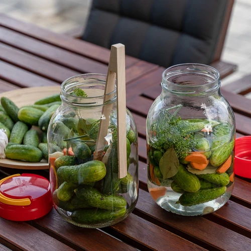Pot TO 3 L met plastic deksel + tang fi 100 - 10