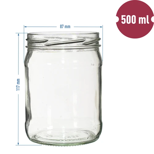 Pot TO 500 ml fi 82/6 - 8 stuks - 6
